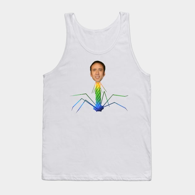 Nicolas Phage Bacteriophage Virus Tank Top by labstud